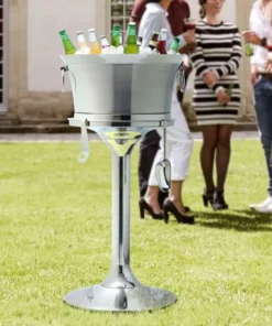 Brand new 🧨 Mikasa® 30 Quart Double Wall Beverage Tub with Stand and Tools 😉 -Hot Sale barware Store 30 quart double wall beverage tub with stand and tools 5245941 3