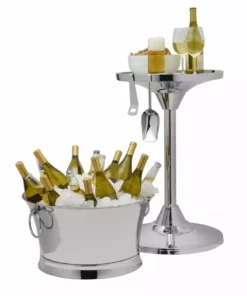 Brand new 🧨 Mikasa® 30 Quart Double Wall Beverage Tub with Stand and Tools 😉 -Hot Sale barware Store 30 quart double wall beverage tub with stand and tools 5245941 5