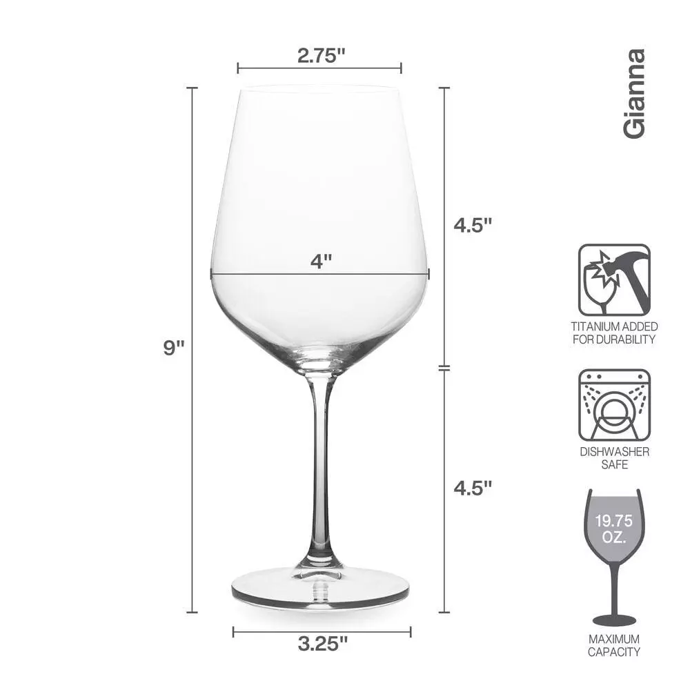 Best Sale ⭐ Mikasa® Gianna Ombre Blue Set of 4 Red Wine Glasses 🔥 6 Best Sale ⭐ Mikasa® Gianna Ombre Blue Set of 4 Red Wine Glasses 🔥 - Image 4