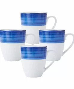 Deals 😉 Gourmet Basics® Madison Set of 4 Mugs 👏