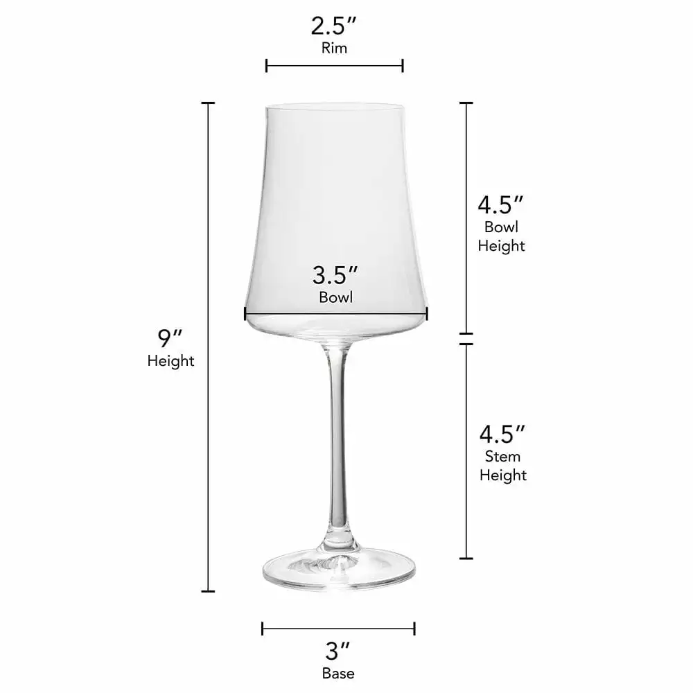 Best Sale 😍 Mikasa® Aline Set of 4 White Wine Glasses 🤩 6 Best Sale 😍 Mikasa® Aline Set of 4 White Wine Glasses 🤩 - Image 4