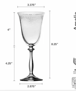 Promo 💯 Mikasa® Amelia Set of 4 White Wine Glasses 😉 -Hot Sale barware Store amelia set of 4 white wine glasses 5282434 8