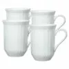 Hot Sale 🧨 Mikasa® Antique White Mugs, Set of 4 👏 -Hot Sale barware Store antique white mugs set of 4 HK400 416 1