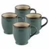 Wholesale ⭐ Gourmet Basics® Belmont Set of 4 Blue Mugs 😉 -Hot Sale barware Store belmont set of 4 blue mugs K45091077 1
