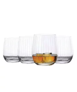 Best Pirce ❤️ Mikasa® Berlin Set of 4 Double Old Fashioned Whiskey Glasses 🛒