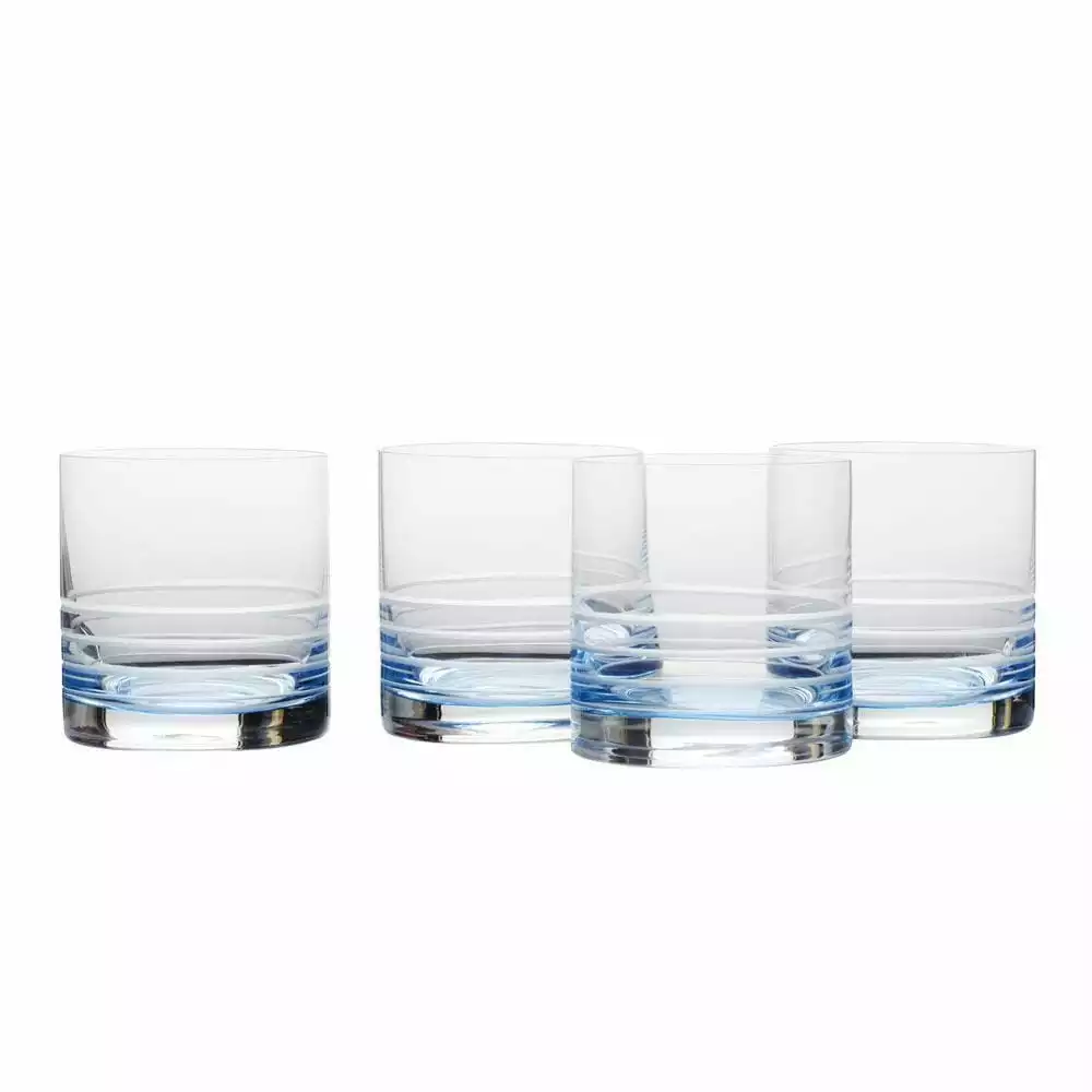 Best Pirce ❤️ Mikasa® Cal Blue Ombre Set of 4 Double Old Fashioned Whiskey Glasses ❤️ 5 Best Pirce ❤️ Mikasa® Cal Blue Ombre Set of 4 Double Old Fashioned Whiskey Glasses ❤️ - Image 3