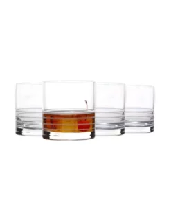 Budget ✨ Mikasa® Cal Set of 4 Double Old-Fashioned Whiskey Glasses 🧨