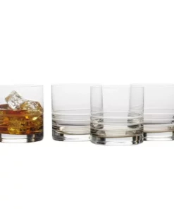 Cheapest 😍 Mikasa® Cal Smoke Ombre Set of 4 Double Old Fashioned Whiskey Glasses 🎉