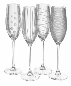 Best Sale 🌟 Mikasa® Cheers® Set of 4 Flutes 🎁