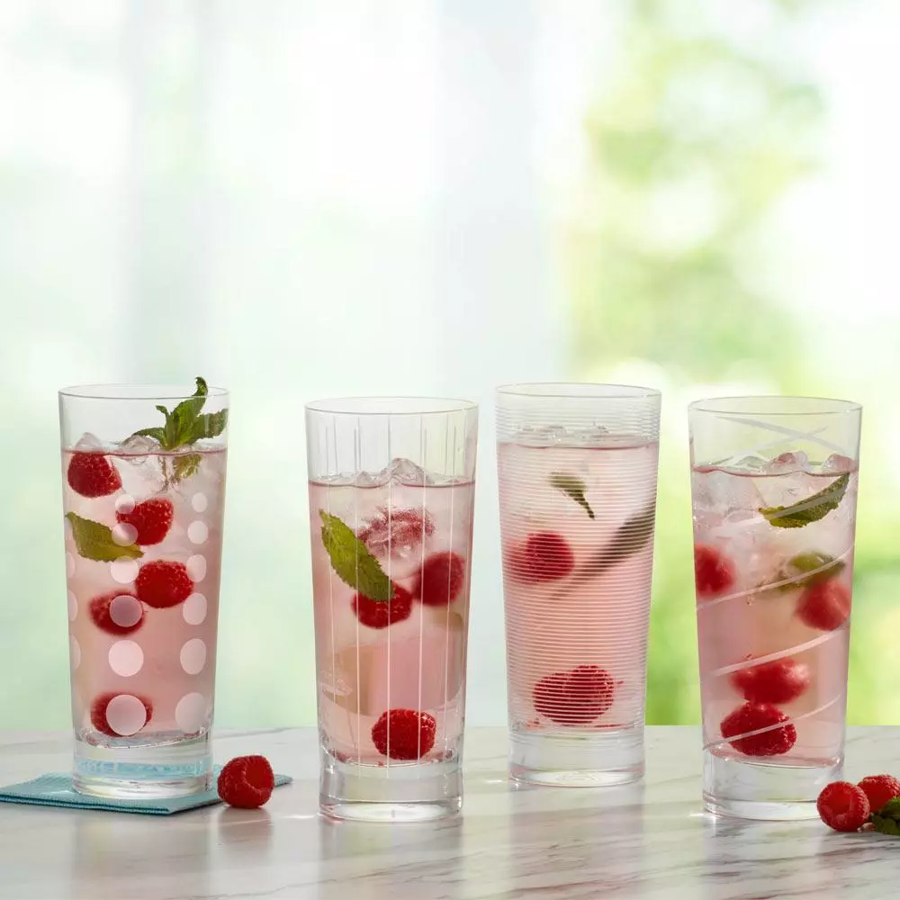 New 🎁 Mikasa® Cheers® Set of 4 Highball Glasses ✔️ 4 New 🎁 Mikasa® Cheers® Set of 4 Highball Glasses ✔️ - Image 2