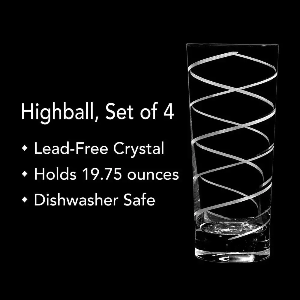 New 🎁 Mikasa® Cheers® Set of 4 Highball Glasses ✔️ 7 New 🎁 Mikasa® Cheers® Set of 4 Highball Glasses ✔️ - Image 5