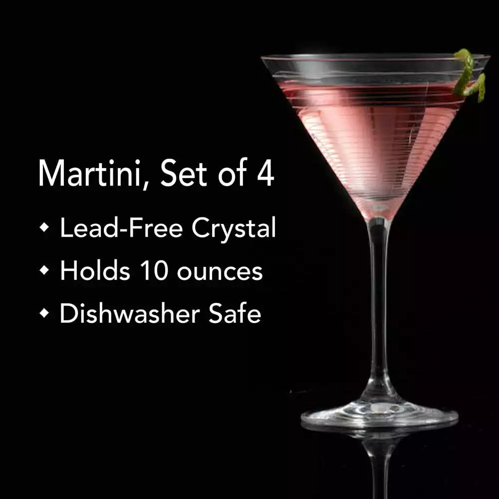 Cheapest 🥰 Mikasa® Cheers® Set of 4 Martini Glasses 🧨 5 Cheapest 🥰 Mikasa® Cheers® Set of 4 Martini Glasses 🧨 - Image 3