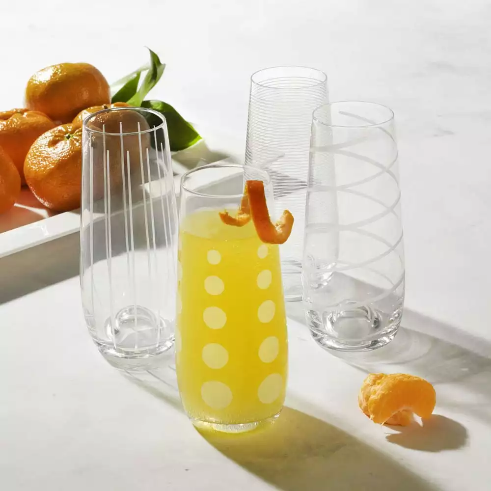 Flash Sale ✨ Mikasa® Cheers® Set of 4 Stemless Flute Glasses 💯 4 Flash Sale ✨ Mikasa® Cheers® Set of 4 Stemless Flute Glasses 💯 - Image 2