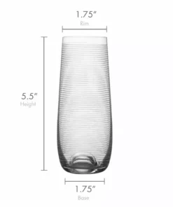 Flash Sale ✨ Mikasa® Cheers® Set of 4 Stemless Flute Glasses 💯 9 Flash Sale ✨ Mikasa® Cheers® Set of 4 Stemless Flute Glasses 💯 -Hot Sale barware Store cheers set of 4 stemless flute glasses 5217587 4