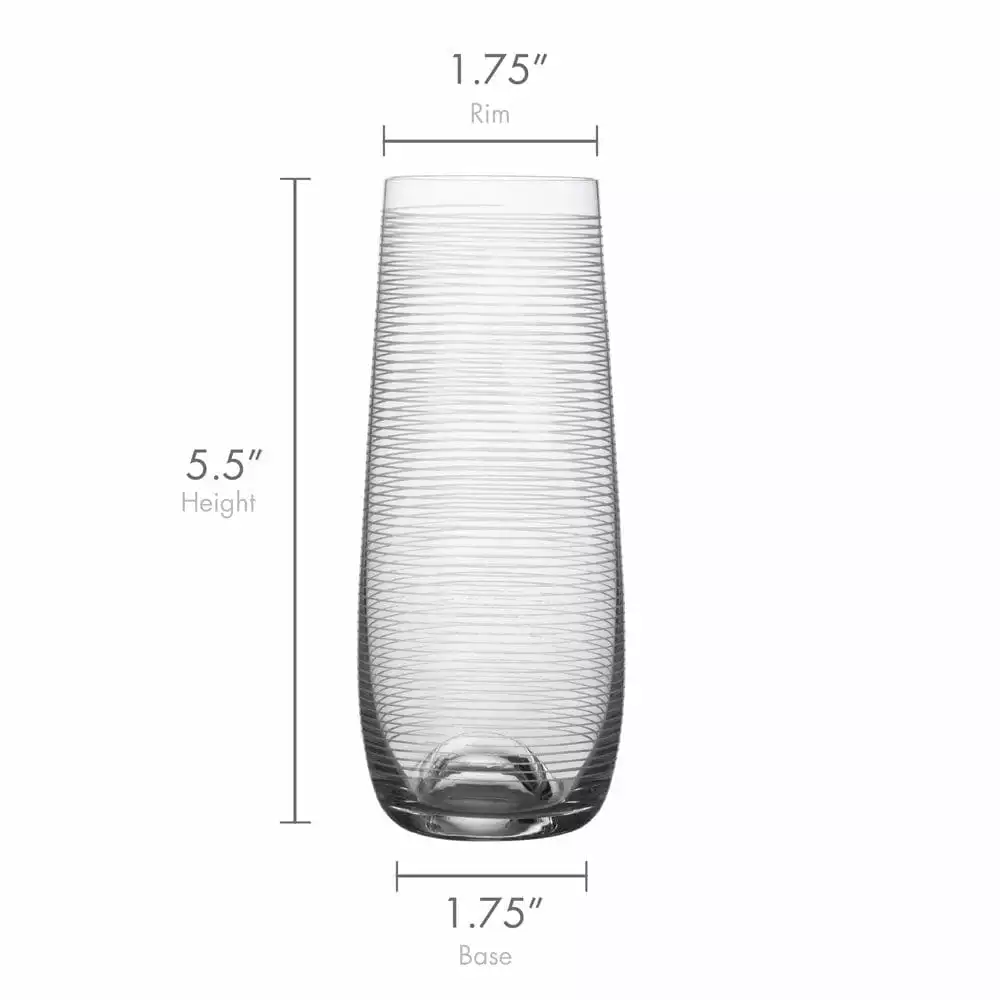 Flash Sale ✨ Mikasa® Cheers® Set of 4 Stemless Flute Glasses 💯 6 Flash Sale ✨ Mikasa® Cheers® Set of 4 Stemless Flute Glasses 💯 - Image 4