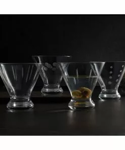 Hot Sale barware Store -Hot Sale barware Store cheers set of 4 stemless martini glasses 5275028 2