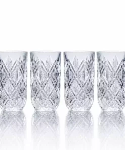 New ✔️ Mikasa® Claremont Set of 4 Highball Glasses 🤩