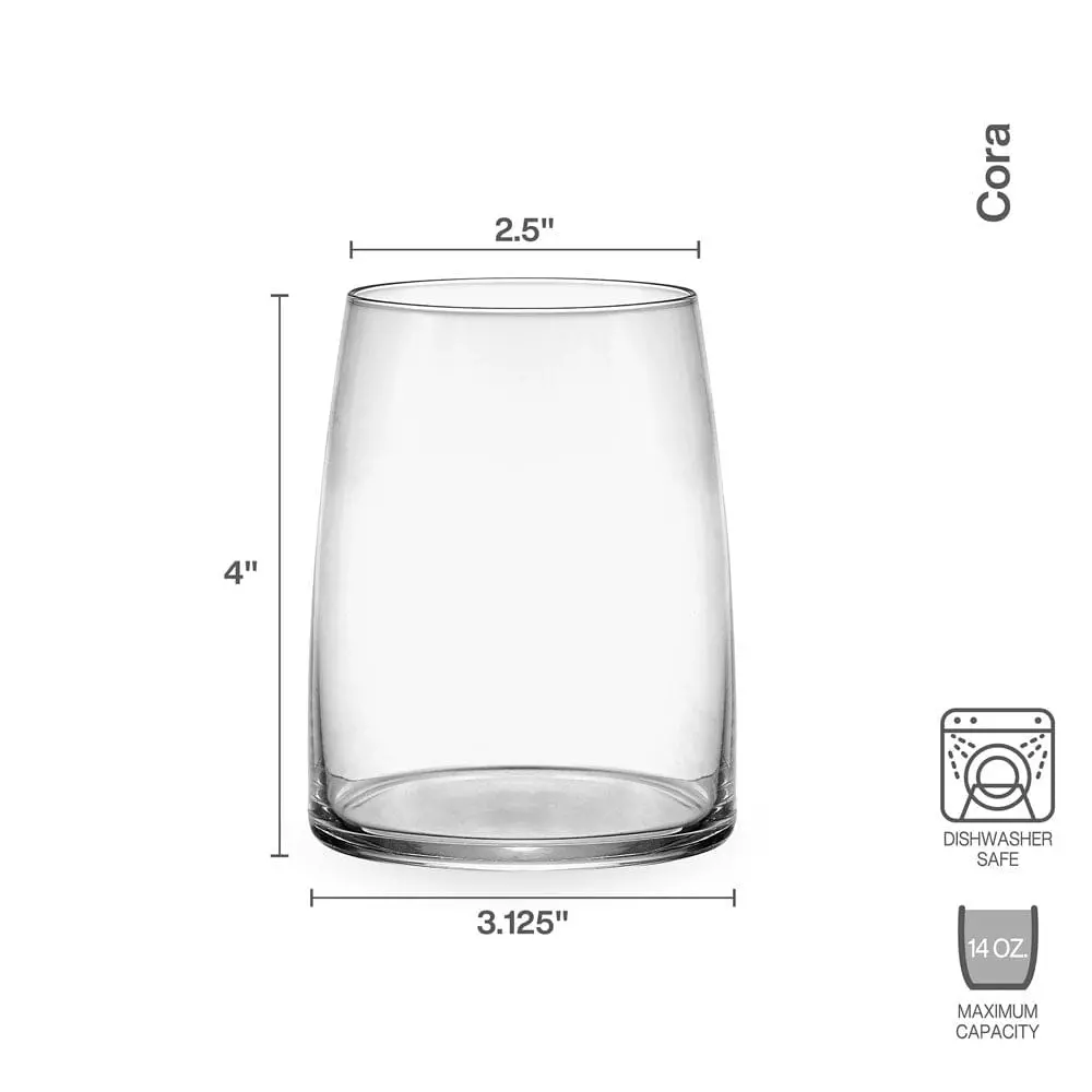 New 😉 Mikasa® Cora Set of 4 Double Old Fashioned Whiskey Glasses ✔️ 7 New 😉 Mikasa® Cora Set of 4 Double Old Fashioned Whiskey Glasses ✔️ - Image 5