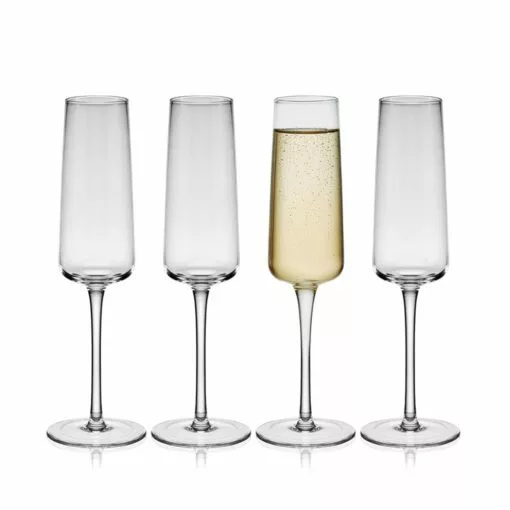 Promo 🛒 Mikasa® Cora Set of 4 Flute Glasses 🌟 8 Promo 🛒 Mikasa® Cora Set of 4 Flute Glasses 🌟 -Hot Sale barware Store cora set of 4 flute glasses 5294239 1