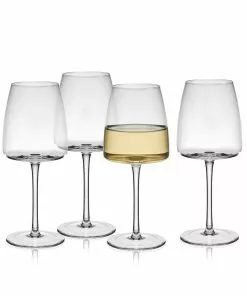 Hot Sale barware Store 27 Cheap 👏 Mikasa® Cora Set of 4 White Wine Glasses 🎁