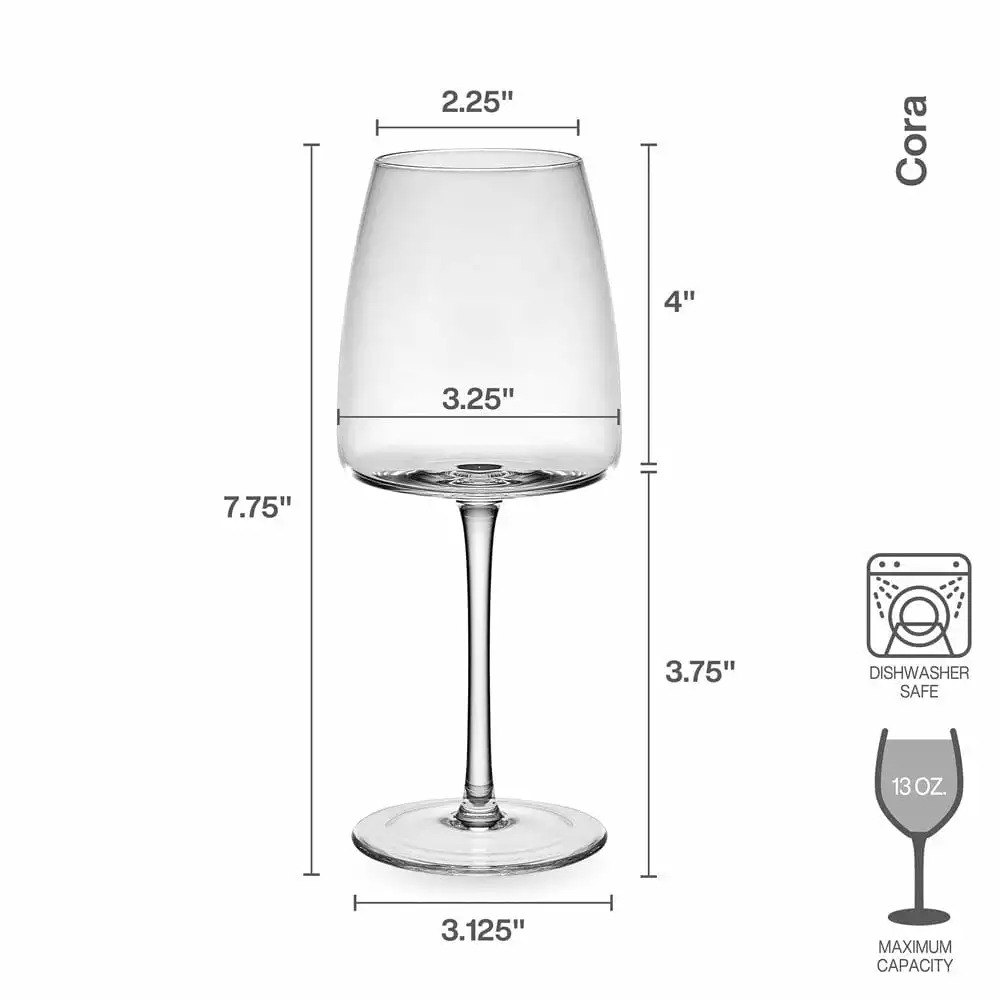 Cheap 👏 Mikasa® Cora Set of 4 White Wine Glasses 🎁 6 Cheap 👏 Mikasa® Cora Set of 4 White Wine Glasses 🎁 - Image 4