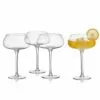 Best deal 🔥 Mikasa® Craft Cocktail Set of 4 Coupe Champagne Wine Glasses 😉 -Hot Sale barware Store craft set of 4 coupe champagne wine glasses 5294051 1