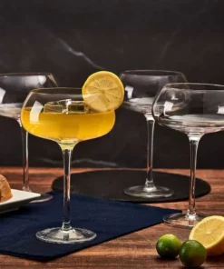 Best deal 🔥 Mikasa® Craft Cocktail Set of 4 Coupe Champagne Wine Glasses 😉 -Hot Sale barware Store craft set of 4 coupe champagne wine glasses 5294051 3