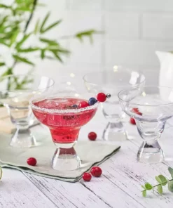 Budget 🔔 Mikasa® Craft Cocktail Set of 4 Stemless Margarita Glasses 🎉 -Hot Sale barware Store craft set of 4 stemless margarita glasses 5294050 3