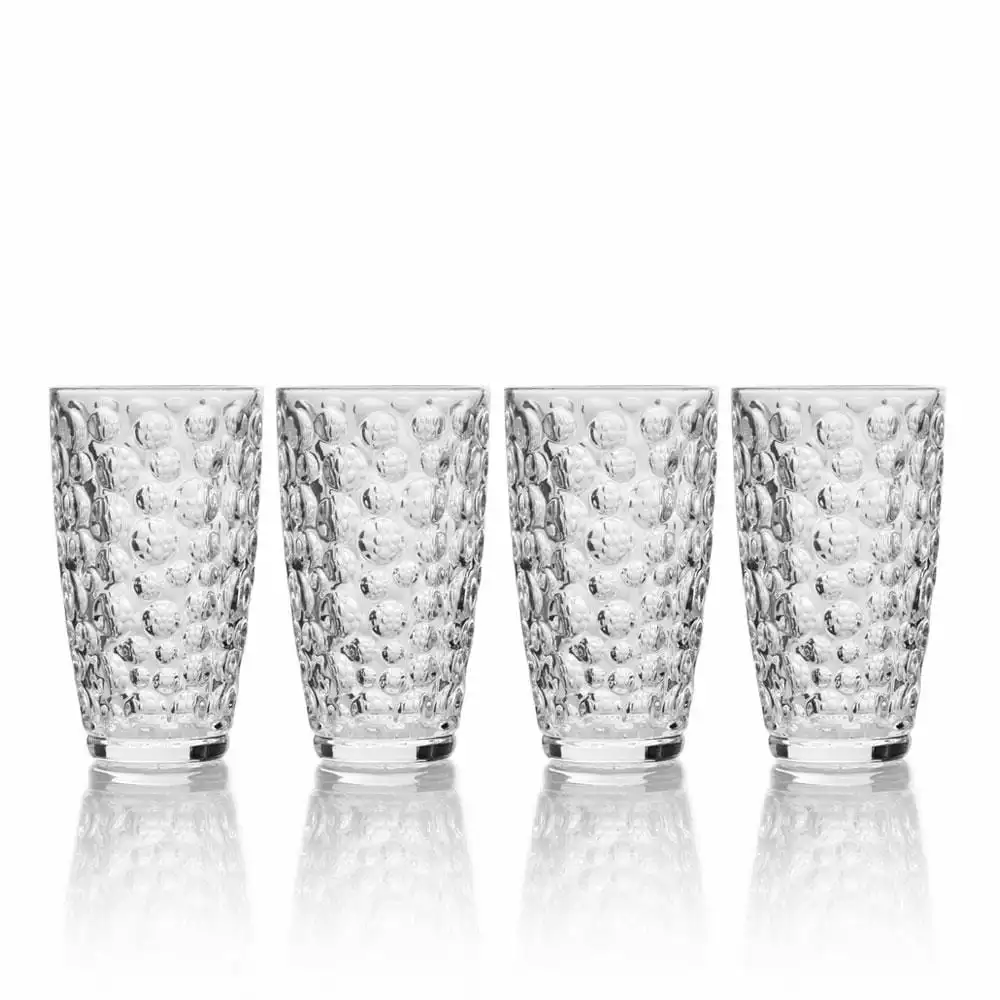 Best Pirce ⭐ Mikasa® Eau de Vie Set of 4 Highball Glasses 🥰 3 Best Pirce ⭐ Mikasa® Eau de Vie Set of 4 Highball Glasses 🥰
