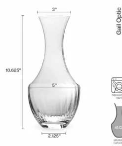 Discount ✔️ Mikasa® Gail Optic Carafe 🎉 -Hot Sale barware Store gail optic carafe 5295609 6