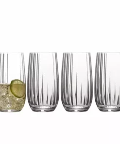 Wholesale 🔔 Mikasa® Gail Optic Set of 4 Highball Glasses 🤩