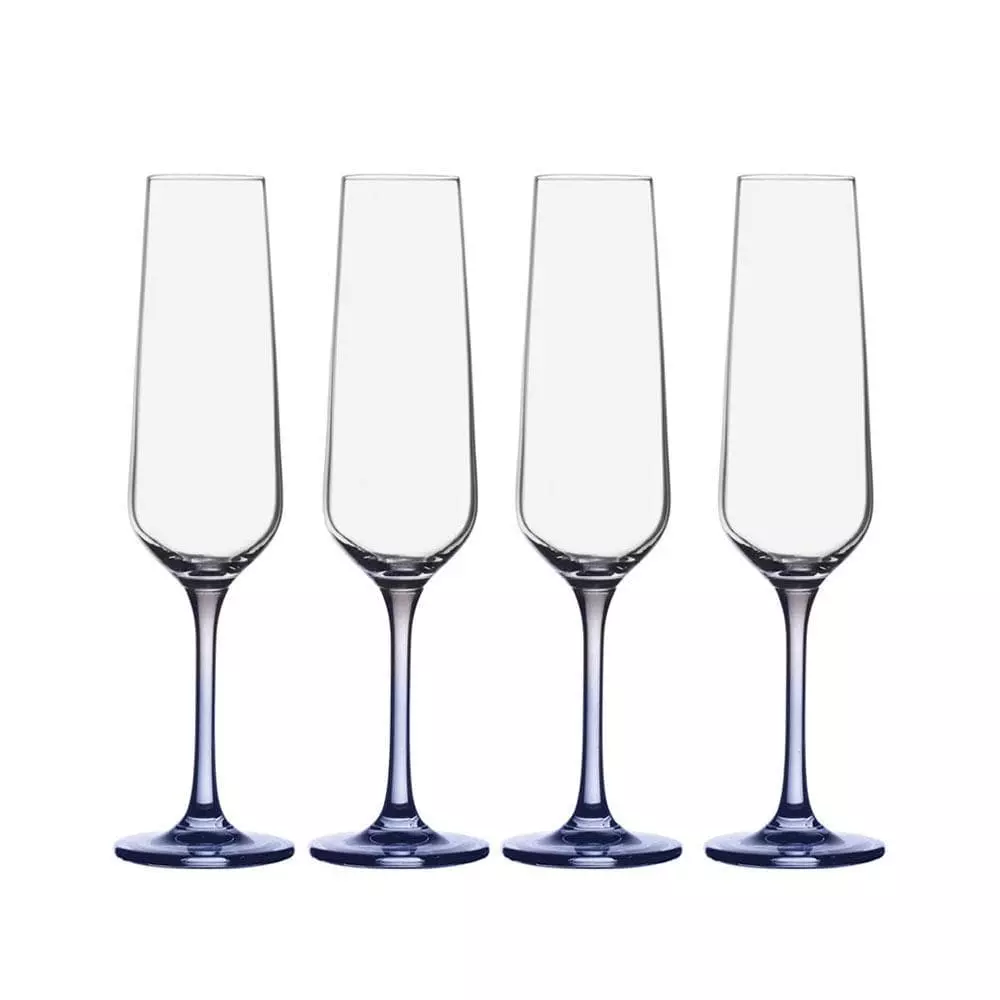 Best deal 🧨 Mikasa® Gianna Ombre Blue Set of 4 Flute Glasses ✨ 3 Best deal 🧨 Mikasa® Gianna Ombre Blue Set of 4 Flute Glasses ✨