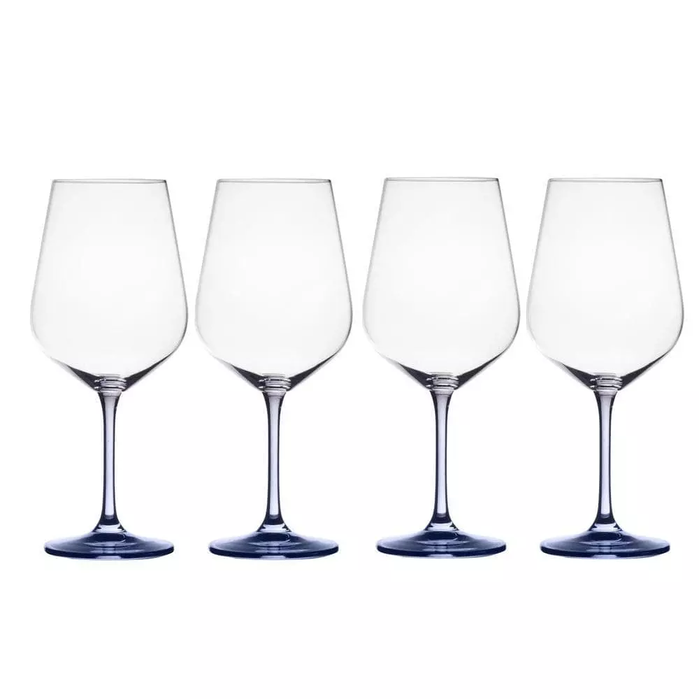 Best Sale ⭐ Mikasa® Gianna Ombre Blue Set of 4 Red Wine Glasses 🔥 3 Best Sale ⭐ Mikasa® Gianna Ombre Blue Set of 4 Red Wine Glasses 🔥