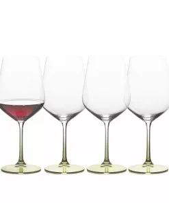 Hot Sale barware Store 17 Wholesale 👏 Mikasa® Gianna Ombre Sage Set of 4 Red Wine Glasses 🤩