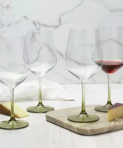 Hot Sale barware Store -Hot Sale barware Store gianna ombre sage set of 4 red wine glasses 5289777 2