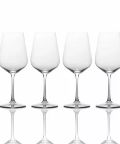 Coupon 🤩 Mikasa® Gianna Ombre Smoke Set of 4 Red Wine Glasses ⭐