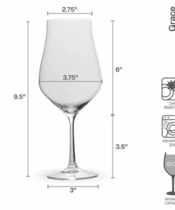 Buy 😀 Mikasa® Grace Set of 4 Bordeaux Red Wine Glasses ⭐ -Hot Sale barware Store grace set of 4 red wine glasses 5290414 4