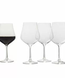 Hot Sale barware Store 21 Flash Sale ⭐ Mikasa® Grace Set of 4 Red Wine Glasses 🛒