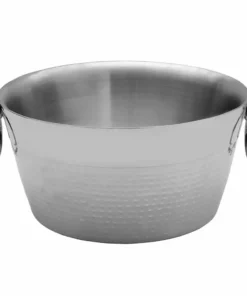 Brand new 🛒 Mikasa® 🔨 Hammered and Polished Beverage Tub, 12 Quart 🔔