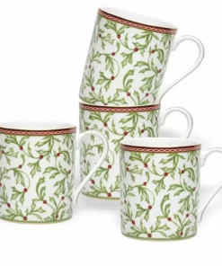 Brand new 🧨 Mikasa® Holiday Traditions Mugs, Set of 4 ⌛