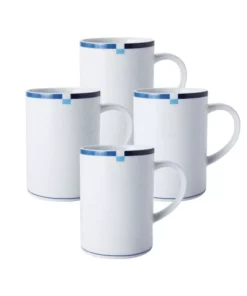 Top 10 ✔️ Mikasa® Jet Set Blue Set of 4 Mugs ✨