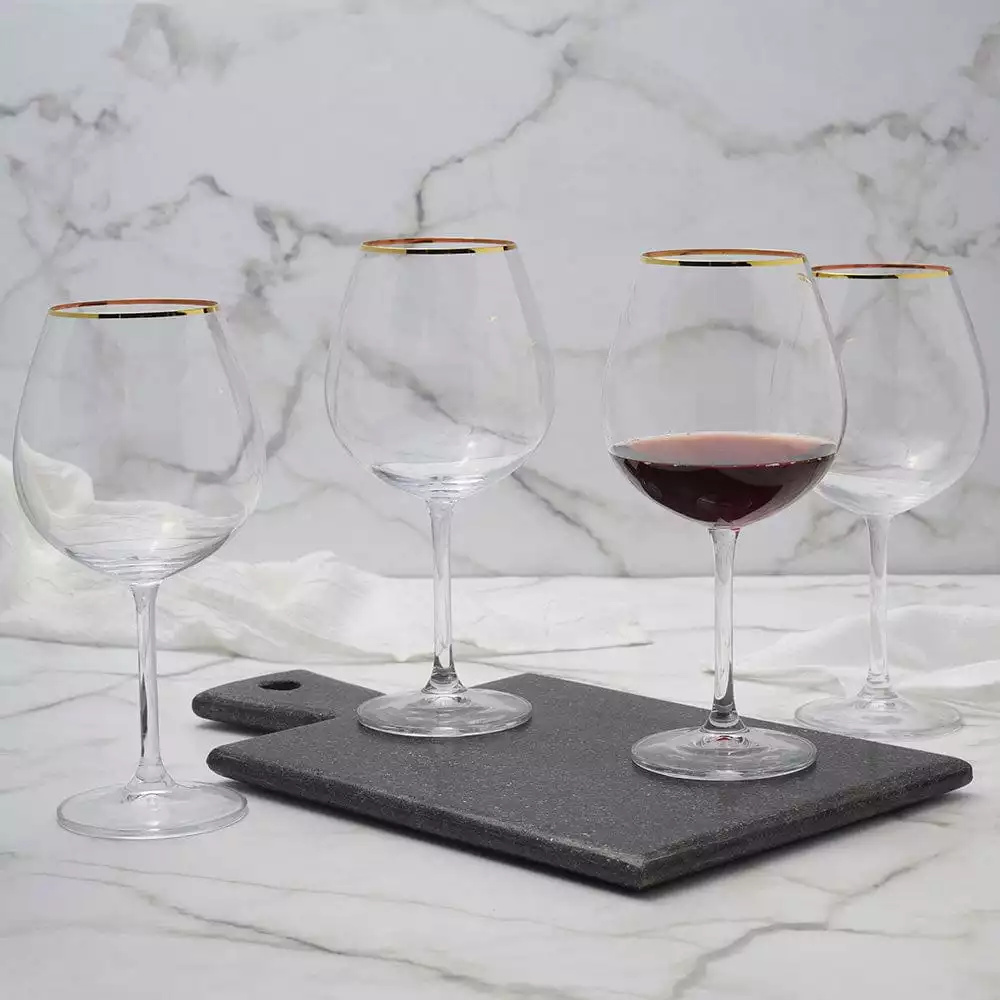 Hot Sale barware Store 55 Hot Sale barware Store -Hot Sale barware Store julie gold set of 4 red wine glasses 5289858 2
