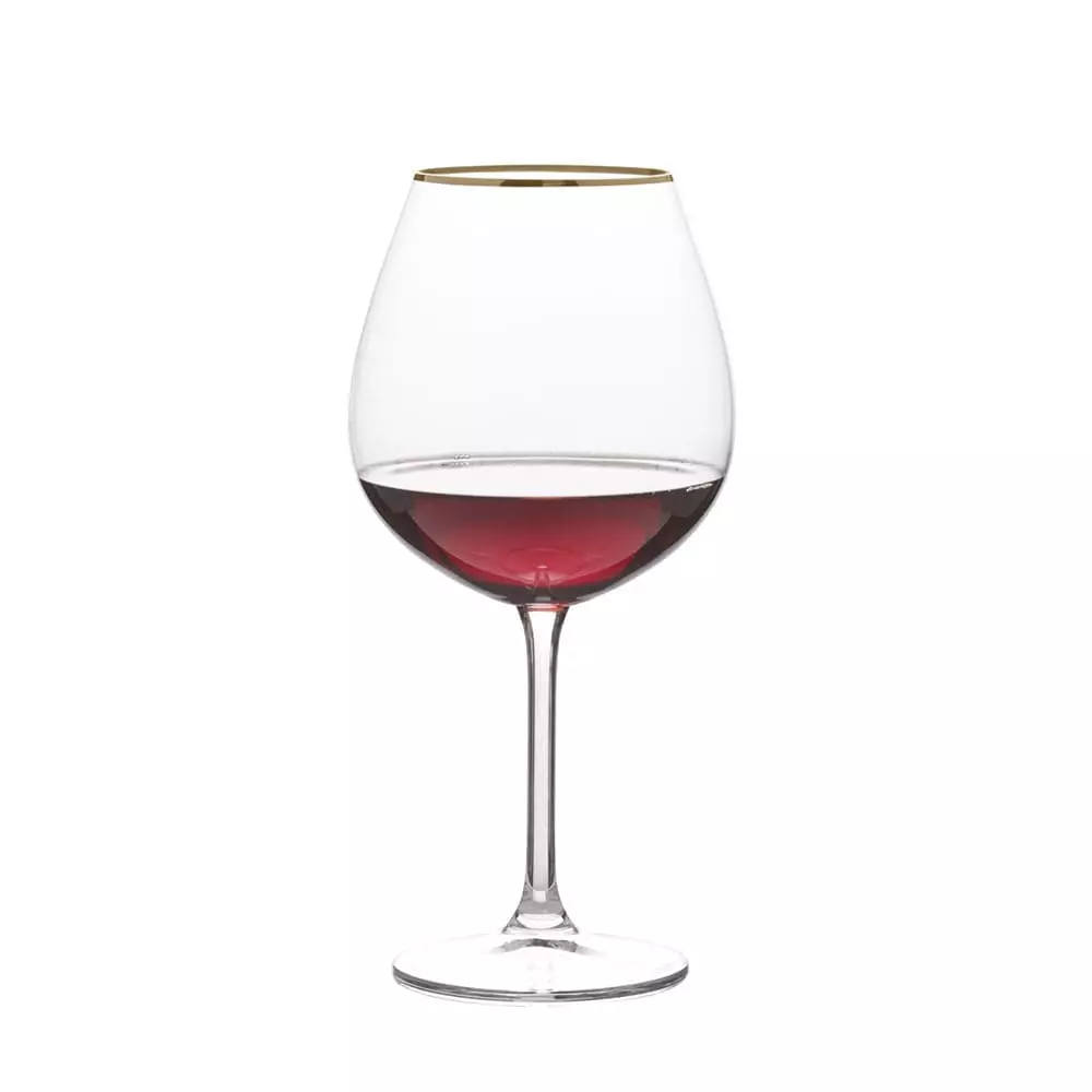Top 10 🎉 Mikasa® Julie Gold Set of 4 Red Wine Glasses 🥰 5 Top 10 🎉 Mikasa® Julie Gold Set of 4 Red Wine Glasses 🥰 - Image 3