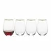 Buy 👍 Mikasa® Julie Gold Set of 4 Stemless Wine Glasses ⭐ -Hot Sale barware Store julie gold set of 4 stemless wine glasses 5289861 1