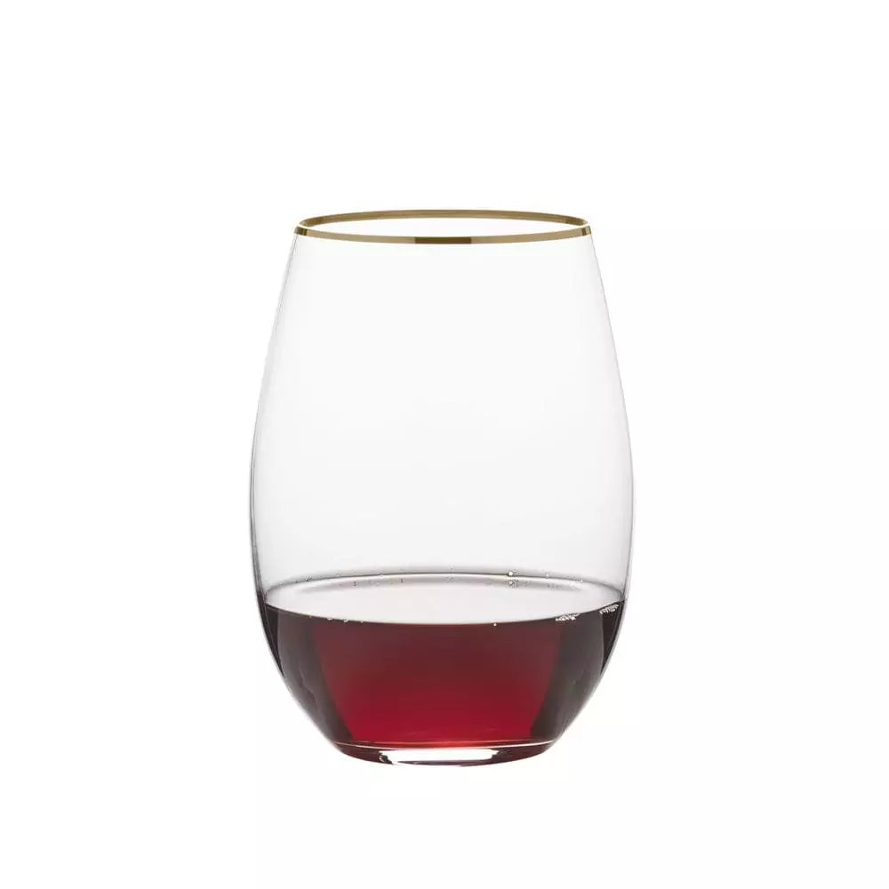 Buy 👍 Mikasa® Julie Gold Set of 4 Stemless Wine Glasses ⭐ 5 Buy 👍 Mikasa® Julie Gold Set of 4 Stemless Wine Glasses ⭐ - Image 3