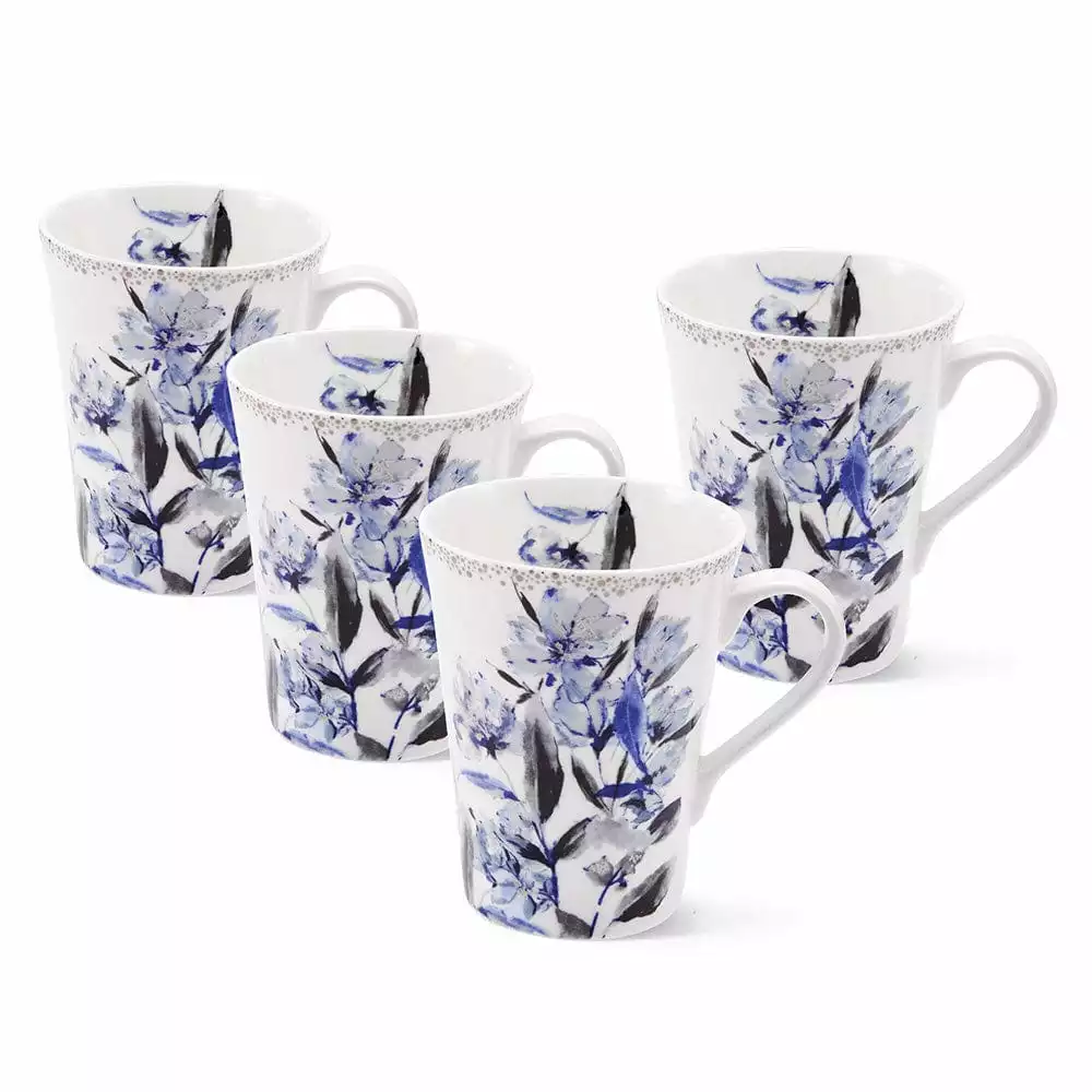 Best Sale 🤩 Mikasa® Kaia Platinum Set of 4 Mugs 😍 3 Best Sale 🤩 Mikasa® Kaia Platinum Set of 4 Mugs 😍