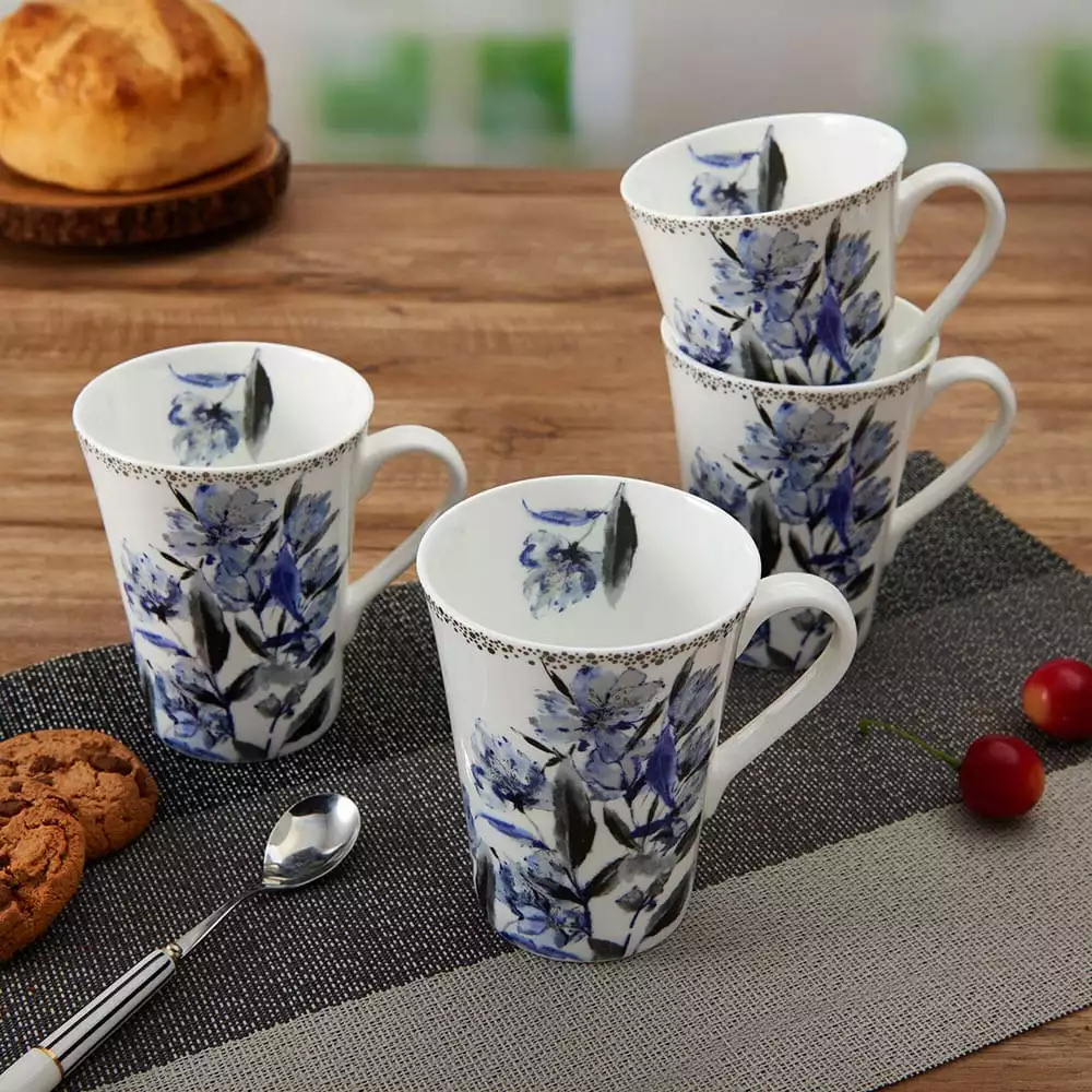 Best Sale 🤩 Mikasa® Kaia Platinum Set of 4 Mugs 😍 4 Best Sale 🤩 Mikasa® Kaia Platinum Set of 4 Mugs 😍 - Image 2
