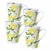 Outlet 🤩 Mikasa® Lemons Set of 4 Mugs 🎁 2 Outlet 🤩 Mikasa® Lemons Set of 4 Mugs 🎁 -Hot Sale barware Store lemons set of 4 mugs K45289433 1