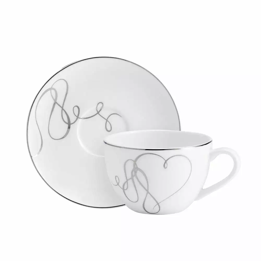 Best deal 🧨 Mikasa® Love Story Set of 4 Teacups and Saucers 👏 6 Best deal 🧨 Mikasa® Love Story Set of 4 Teacups and Saucers 👏 - Image 4