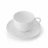 New 😍 Mikasa® Lucerne White Tea Cup and Saucer 😉 2 New 😍 Mikasa® Lucerne White Tea Cup and Saucer 😉 -Hot Sale barware Store lucerne white tea cup and saucer 5292752 1